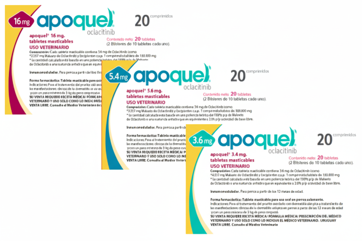 APOQUEL MASTICABLE 20 TABLETAS