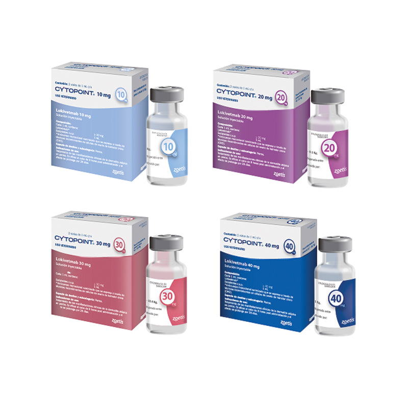 Alivio rápido y prolongado del prurito en perros con Cytopoint, biológicamente seguro siendo tratamiento para picazón y alergía en perros.