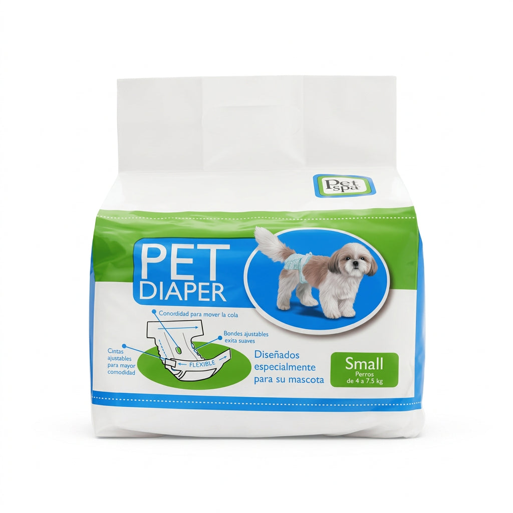 Pañales Desechables Pet Diaper Talla S X 10 unidades