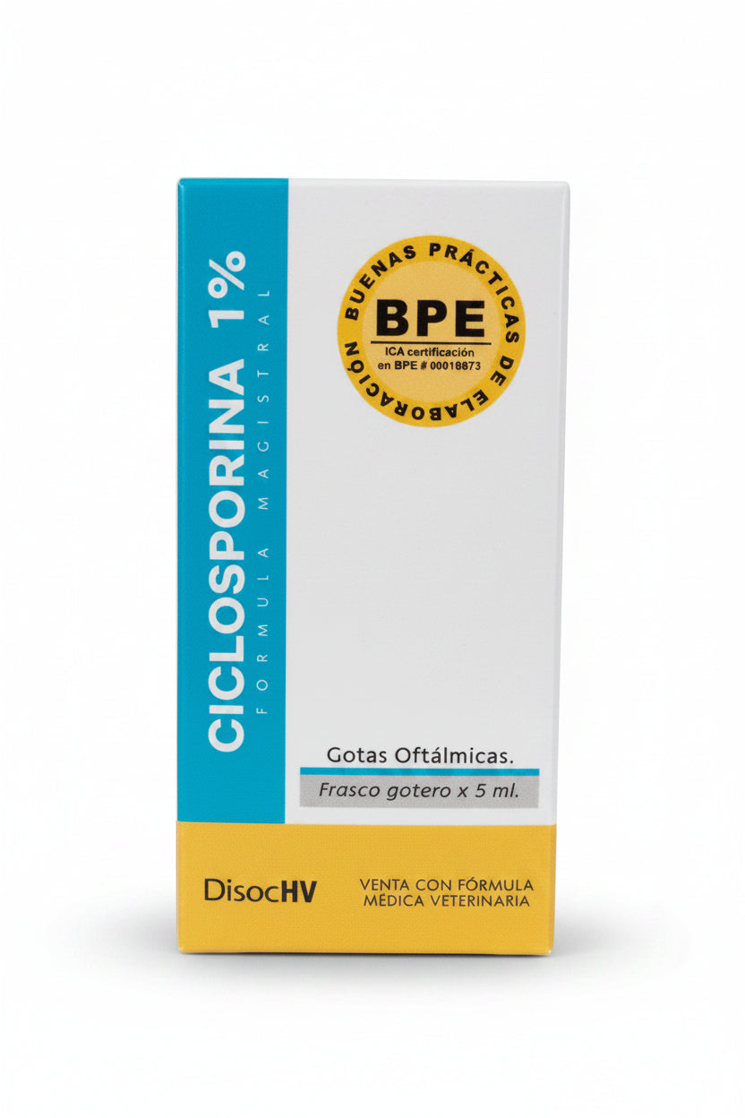 CICLOSPORINA OFTALMICA GOTAS 1% X 5ML