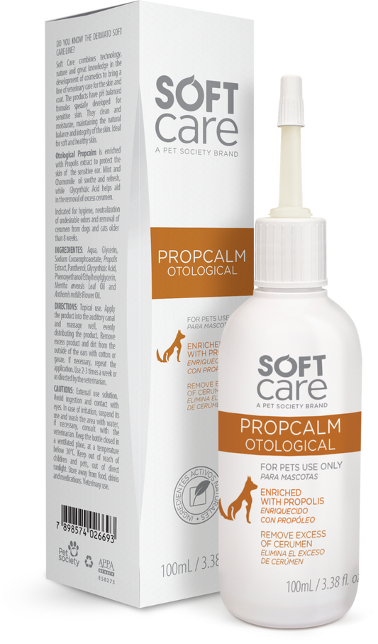 Soft Care Propcalm 100 ml | Alivio para Piel y Oídos Sensibles.