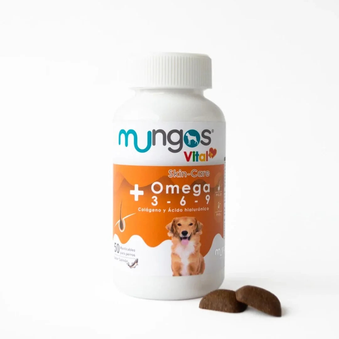 Mungos Vital - Omega 3, 6, 9 para Perros x 50 tabletas
