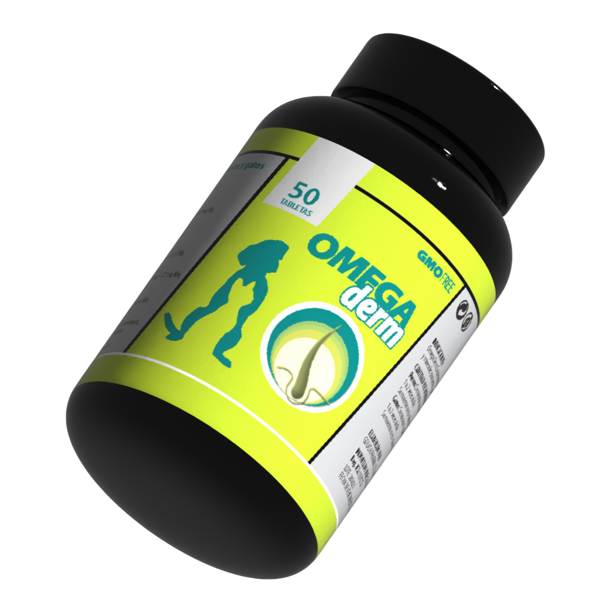OMEGA- Derm, Suplemento para perros y gatos x 50 tabletas