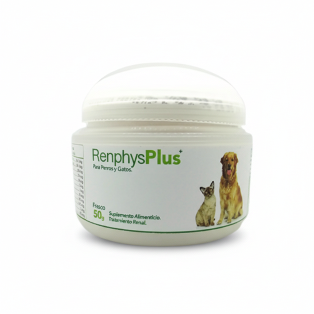 Renphys Plus - Soporte Renal para Perros y Gatos (50 g)
