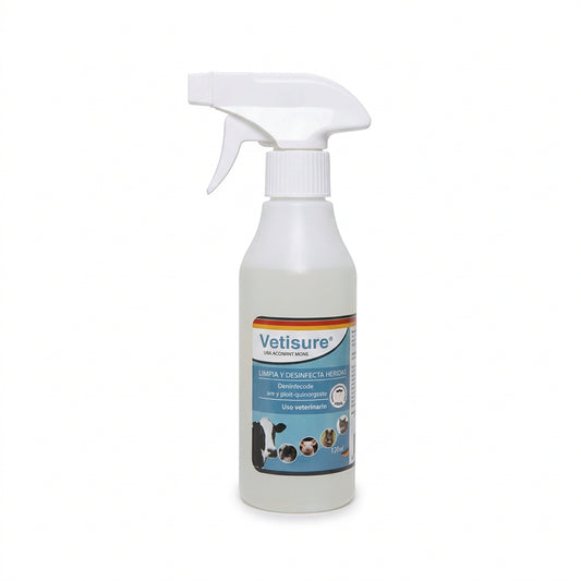 Vetisure 120 ml – Solución Antiséptica y Limpiadora de Heridas para Mascotas
