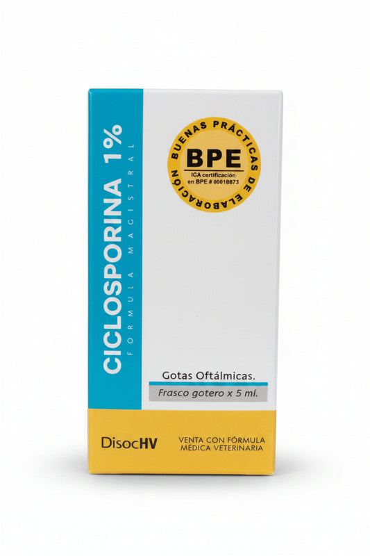 CICLOSPORINA OFTALMICA GOTAS 1% X 5ML
